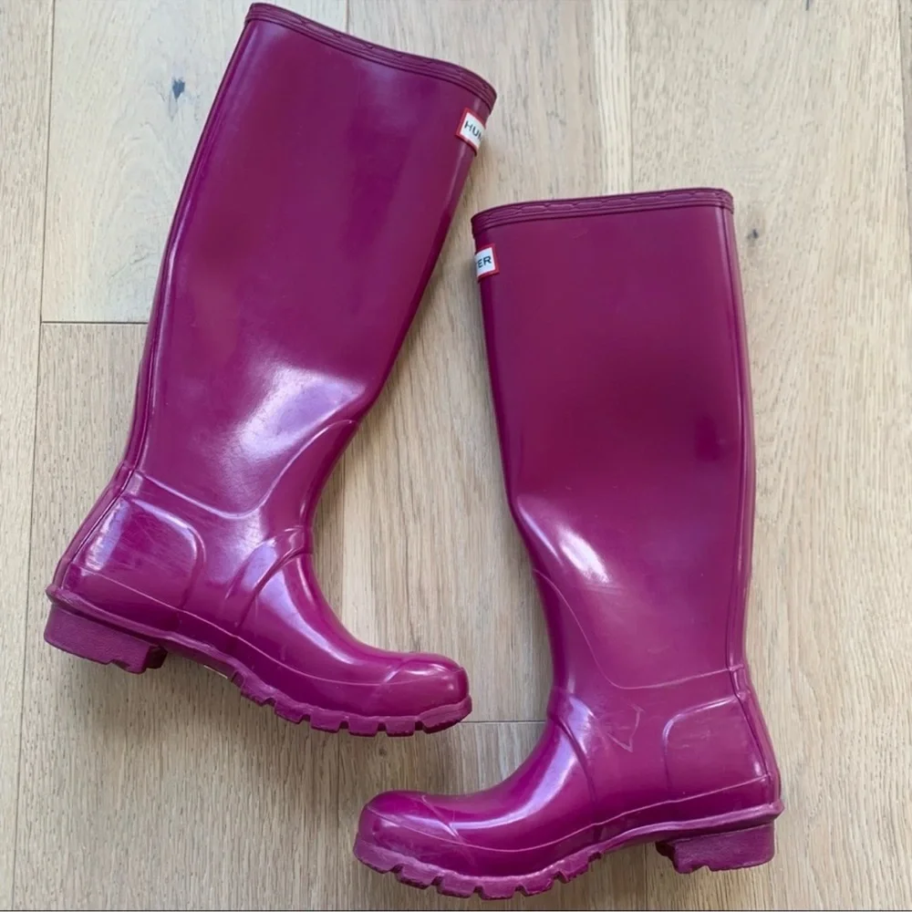 Hunter Purple Marionberry Rain Boots - Picture 7 of 7
